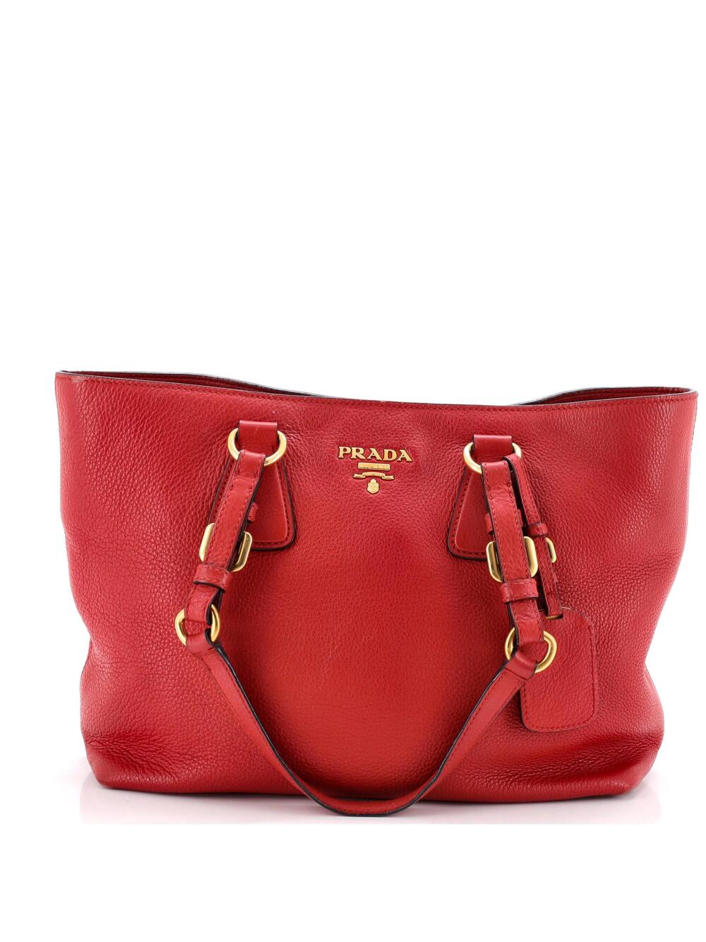 Prada Belted Buckle Open Tote Vitello #372774P75B